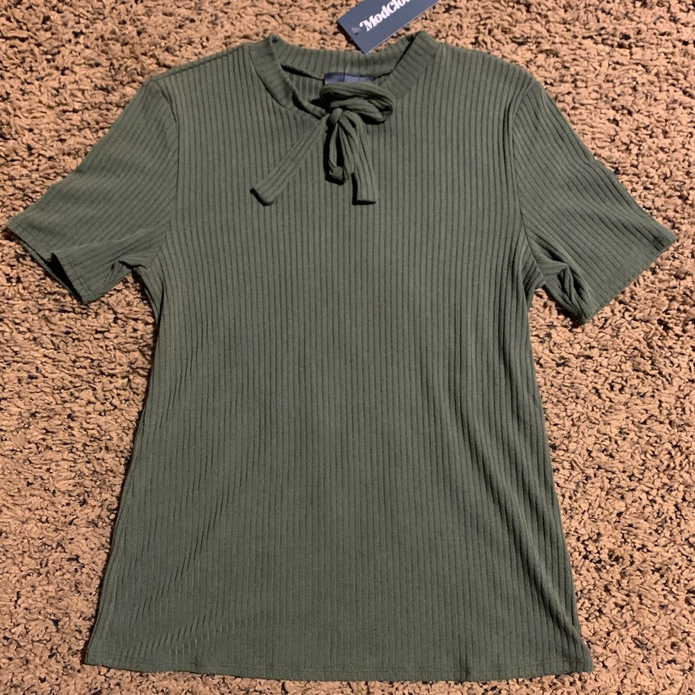 ModCloth Palpable Perks Short Sleeve Top